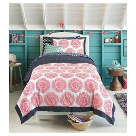 Shopandbox Buy Xhiliration Medallion Comforter Set Pink From Us