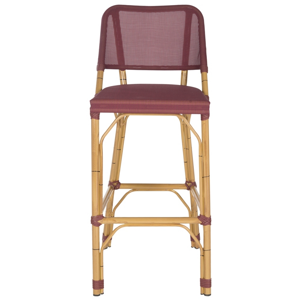 Safavieh Valence Wicker Patio Barstool