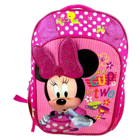 Disney Minnie Mouse Light-Up Backpack - Pink (16... : Target