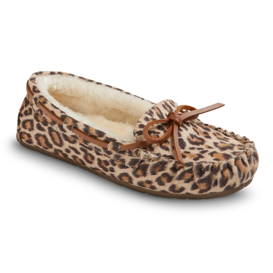 Womens Chaia Moccasin Slipper   Leopard Print