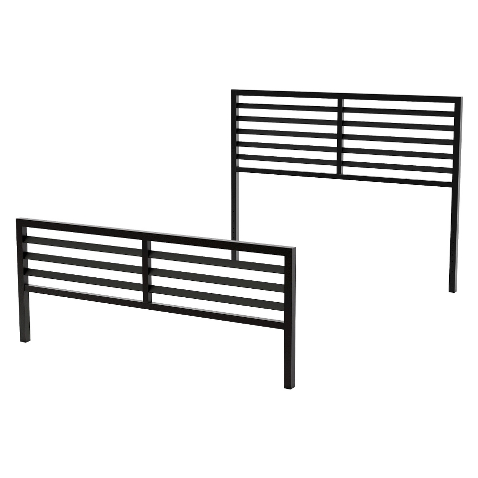 Amisco Theodore Metal Headboard & Footboard