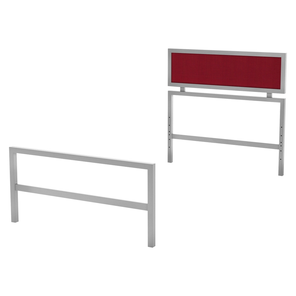 Amisco Imagine Kids Headboard and Footboard Gray Twin