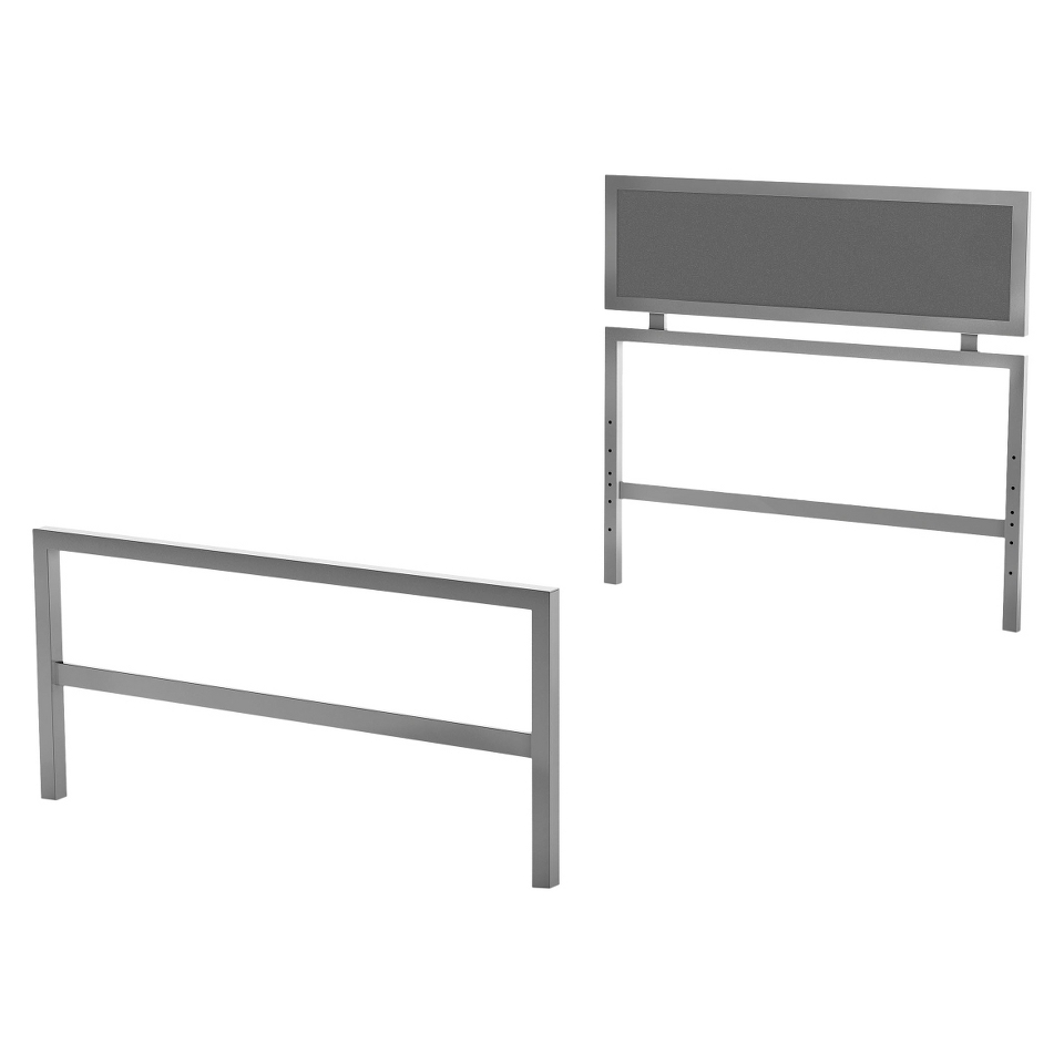 Amisco Imagine Kids Headboard and Footboard Gray Twin