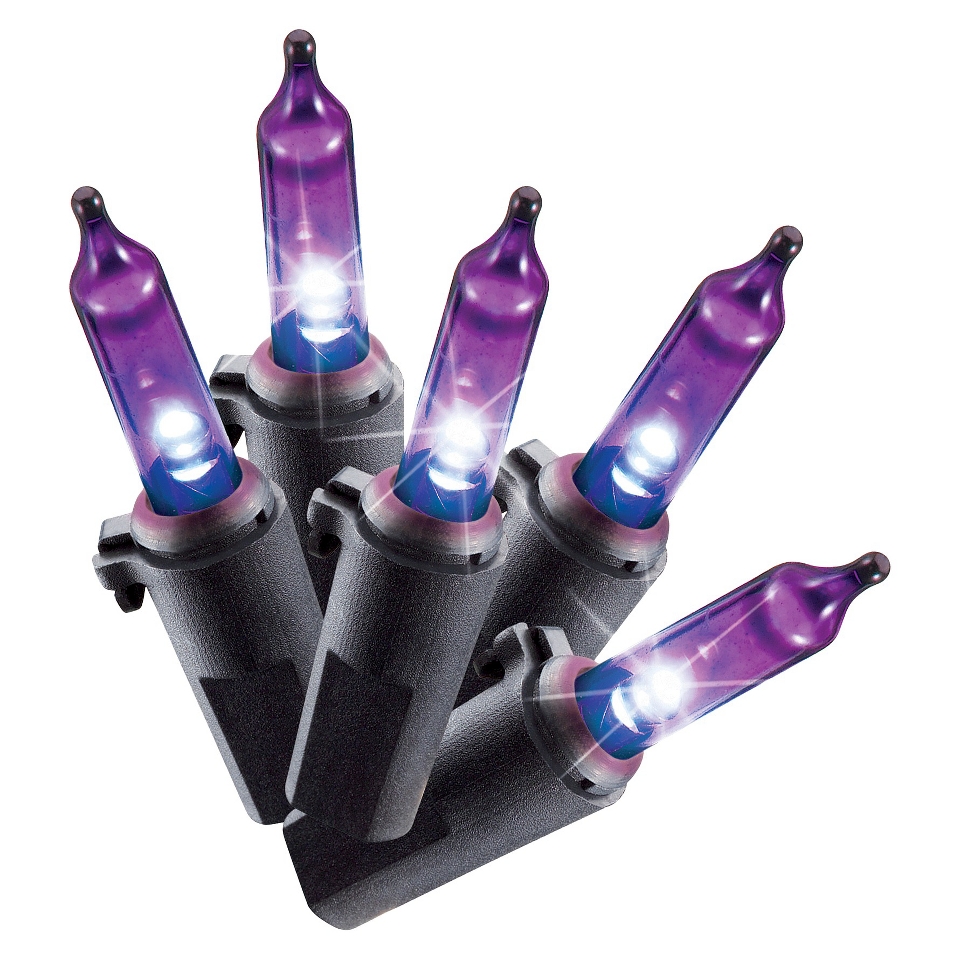 Philips 60 Count Mini Purple Twinkling LED Lights