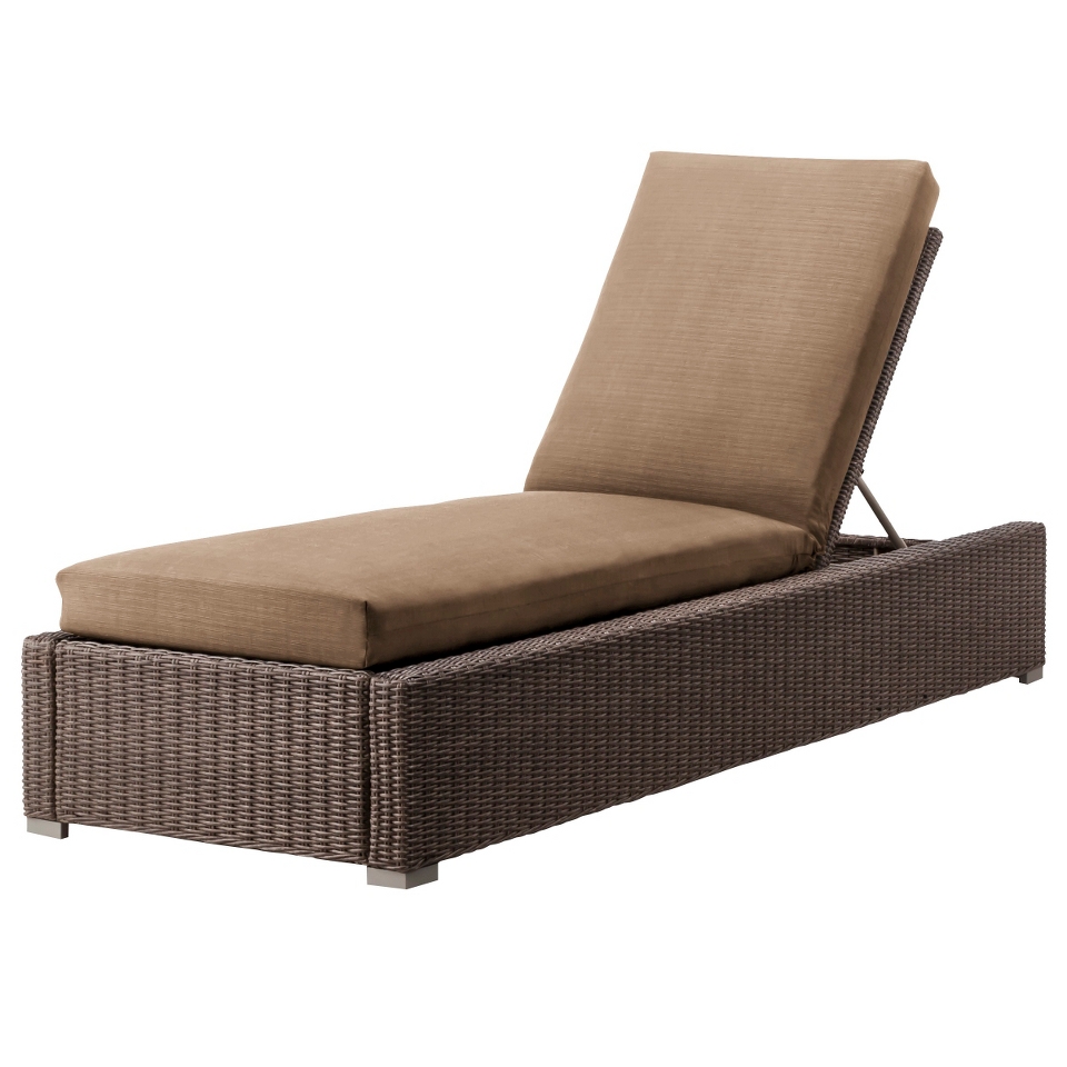 Threshold™ Heatherstone Wicker Patio Chaise Lounge