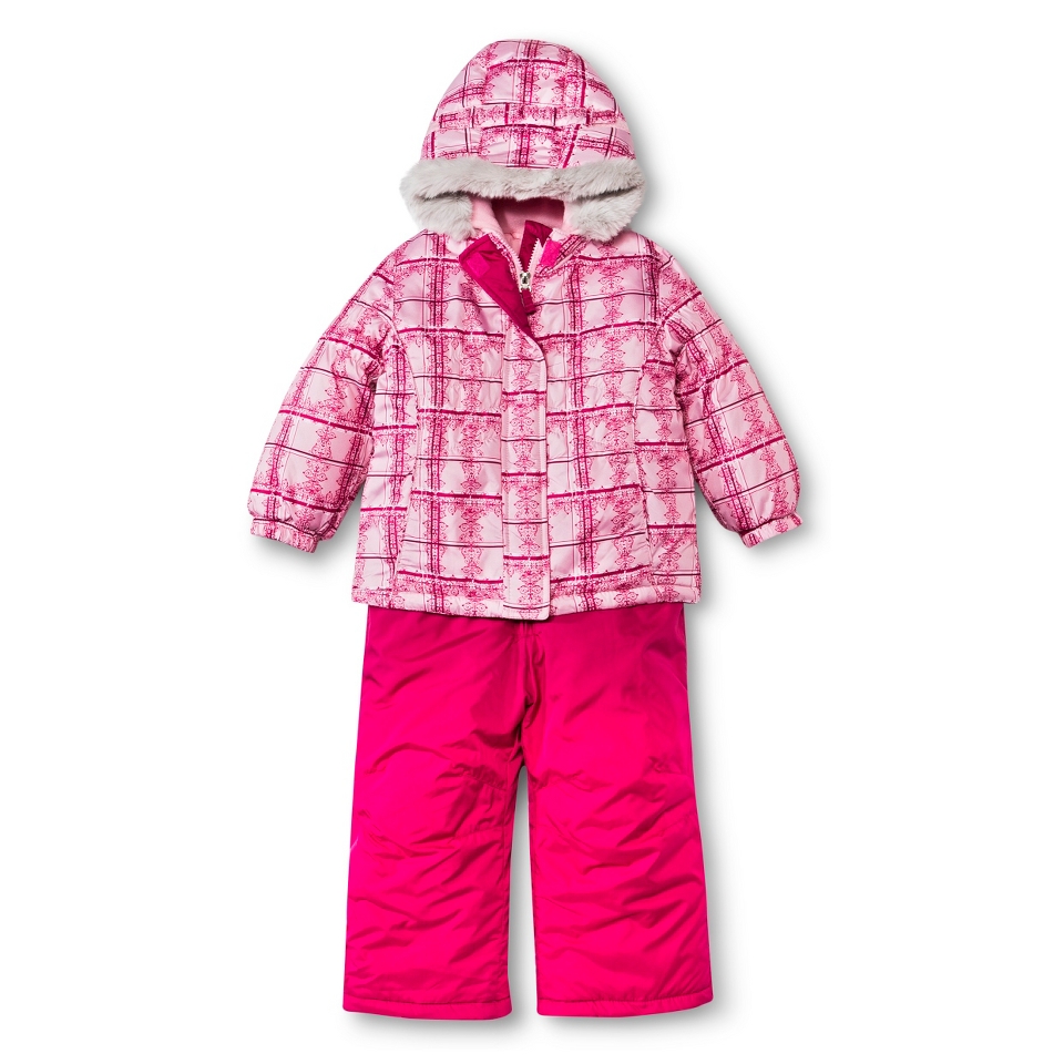 Way by ZeroXposur Infant Toddler Girls Plaid Puffer Jacket with