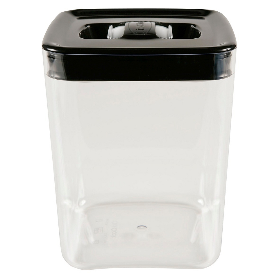 CLICK CLACK BLACK CUBE 45 QT STORAGE CANISTER