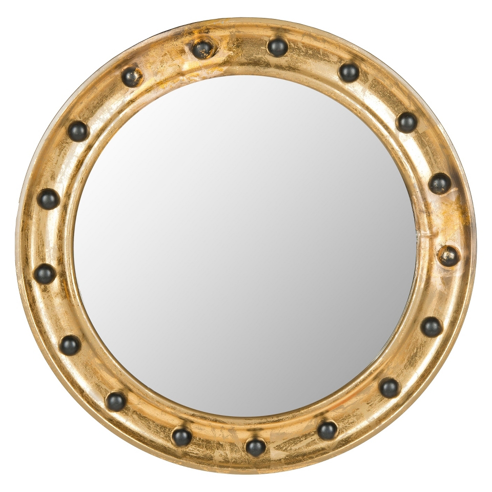 Safavieh Mariner Porthole Mirror   Gold