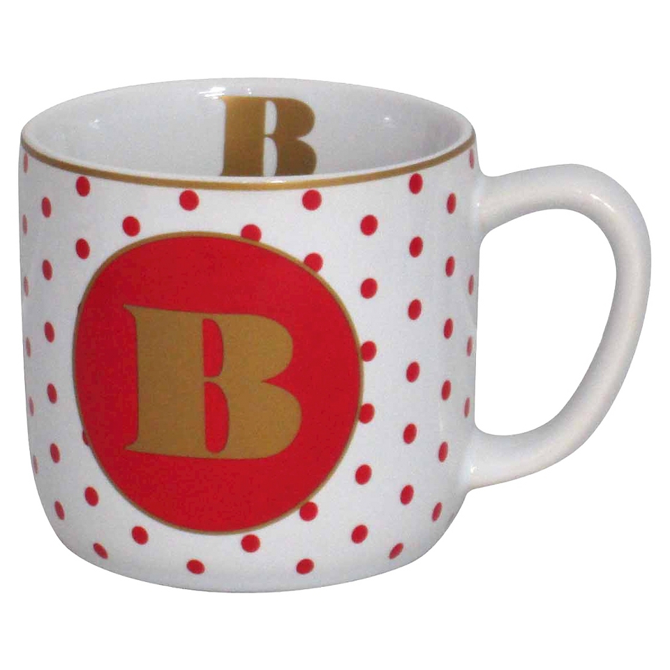 MONOGRAM MUG LETTER B