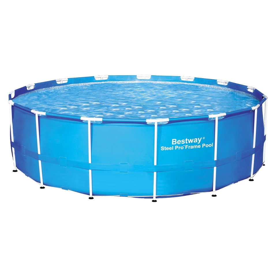 Steel Pro Frame Pool   Blue (15 Foot x 48 Inch)