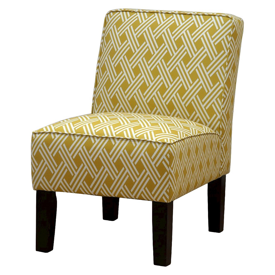 Burke Slipper Chair   Chevron