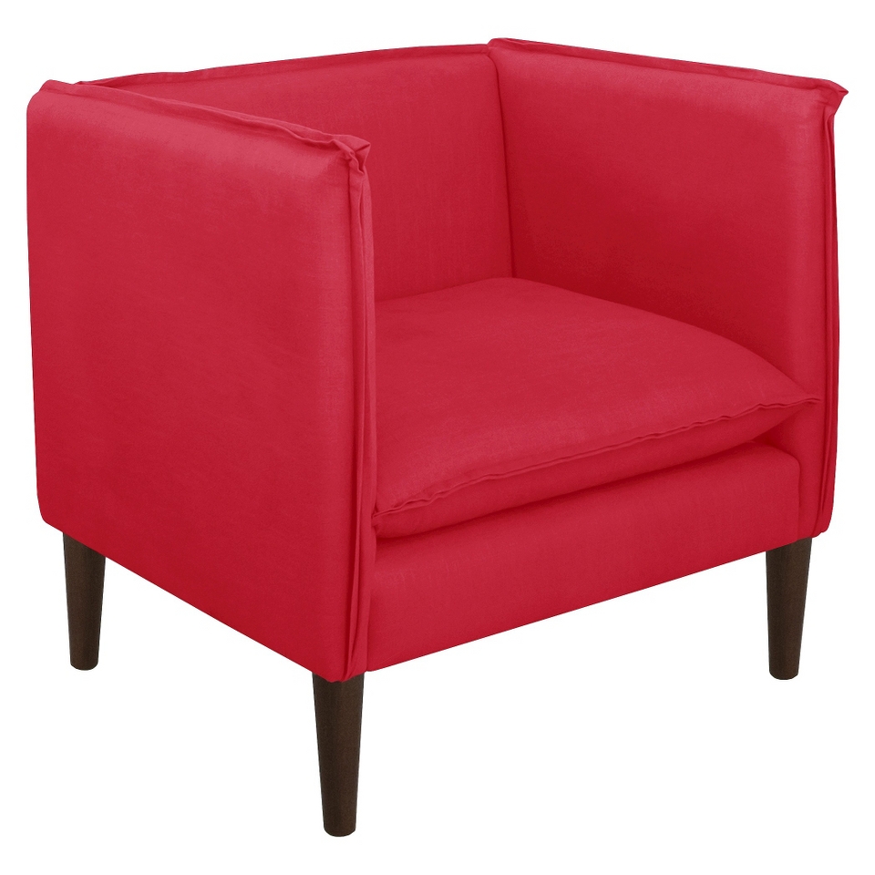 Skyline Accent Chair   Linen Cerise