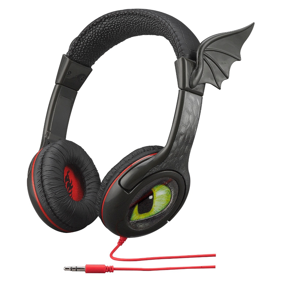 On the Ear Dragon Headphones   Black (TD 140)