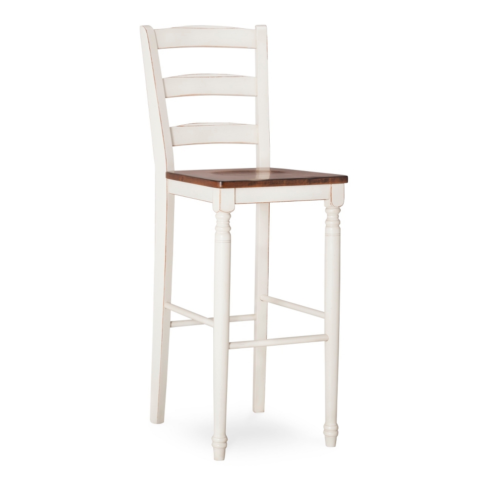 Mulberry Distressed Two Tone 30 Barstool