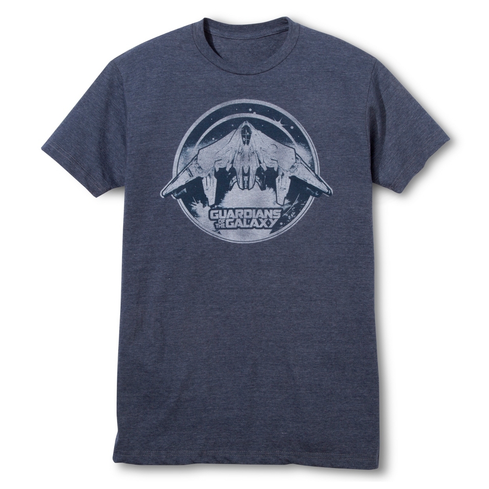 Mens Guardians of the Galaxy T Shirt Heathered Navy