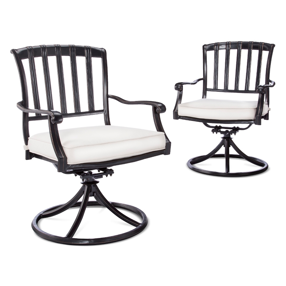 Smith & Hawken™ Premium Kentfield 2 Piece Aluminum Patio Swivel