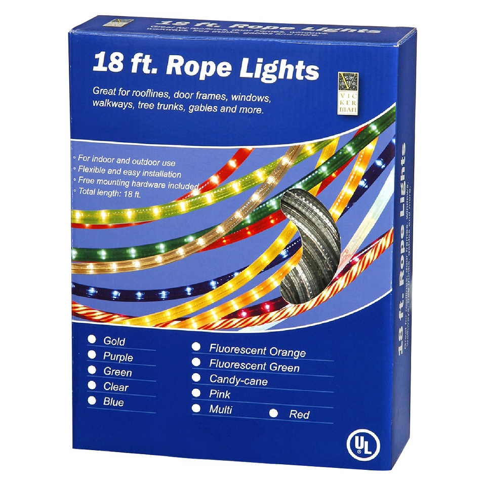 18 Rope Light 13mm Set   Clear (1Bulb Spacing 5Lead)