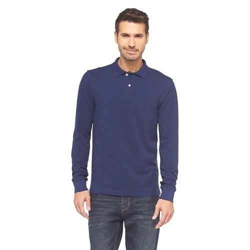 Merona Men's Long Sleeve Polo