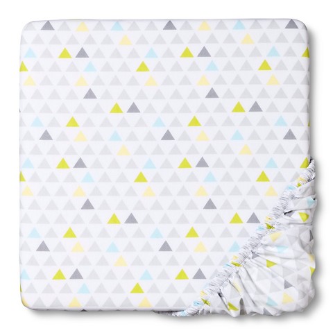 Circo® Woven Fitted Crib Sheet - Geo Patchwork : Target