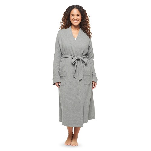 Women's Plus Size Waffle Knit Robe - Gilligan & O'Malley | eBay