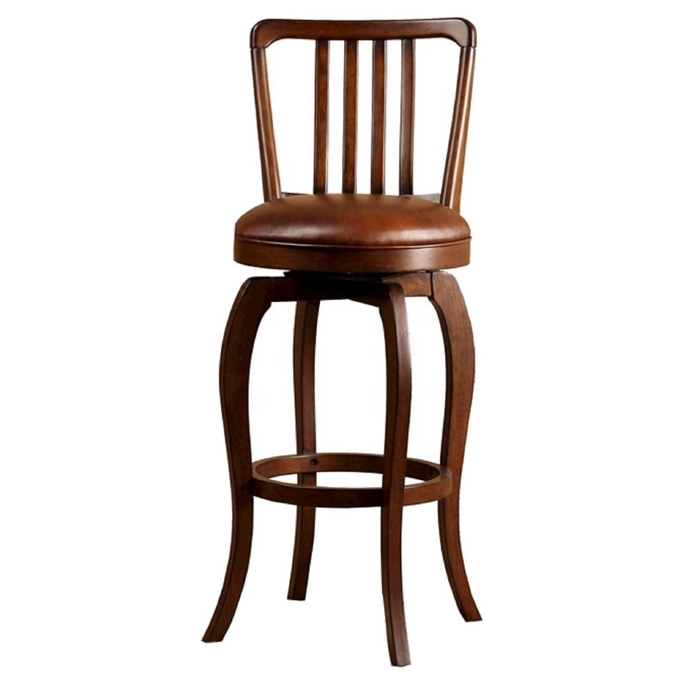 Hillsdale Kayden Swivel 25.75 Counter Stool   Brown