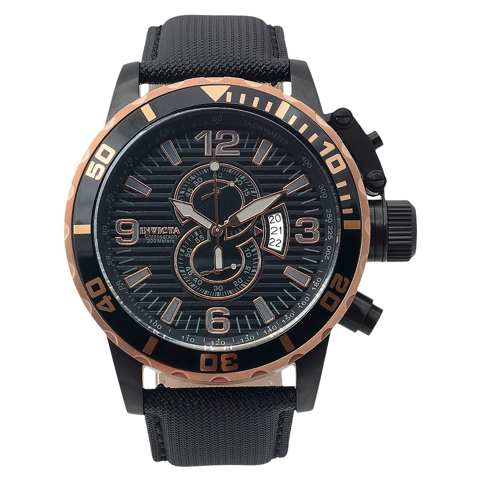 Mens Invicta 12622 Corduba Quartz Watch   Black