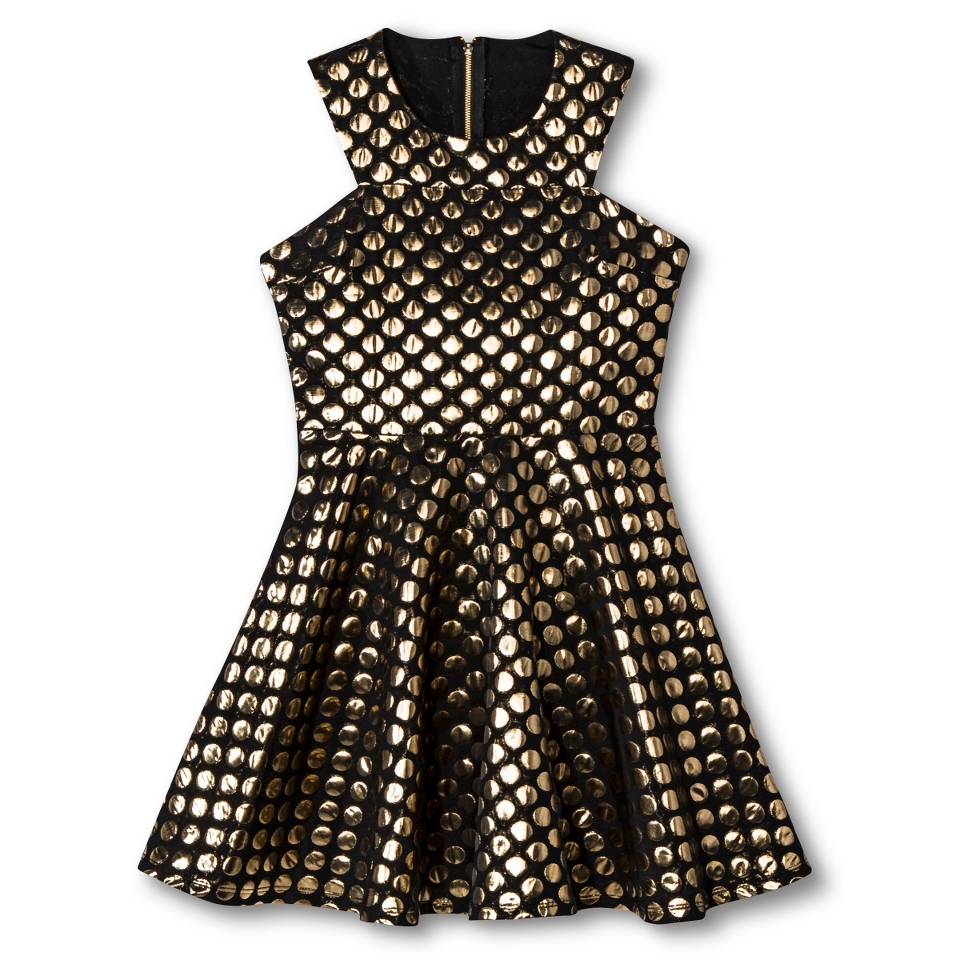 Girls Polka Dot A Line Dress