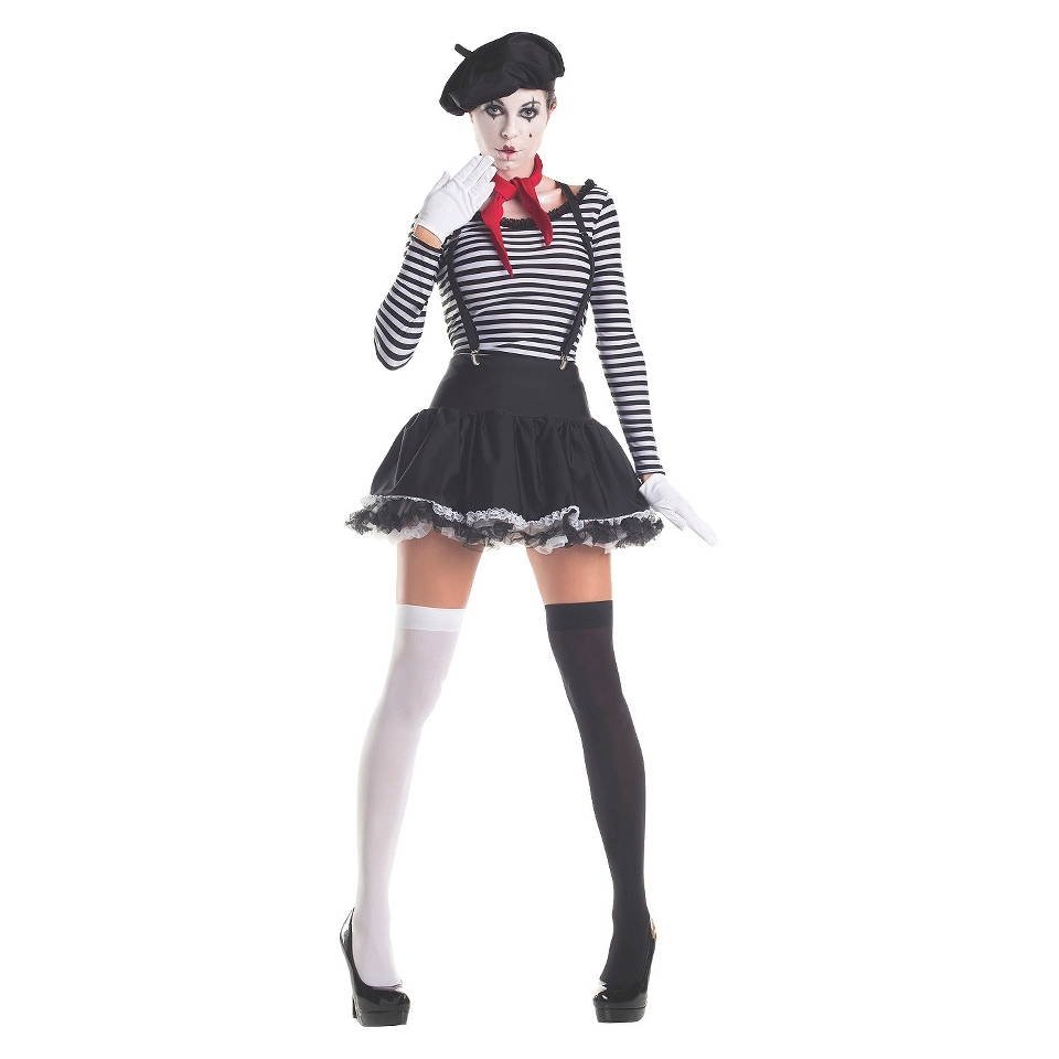 Womens Sassy Mime Costume