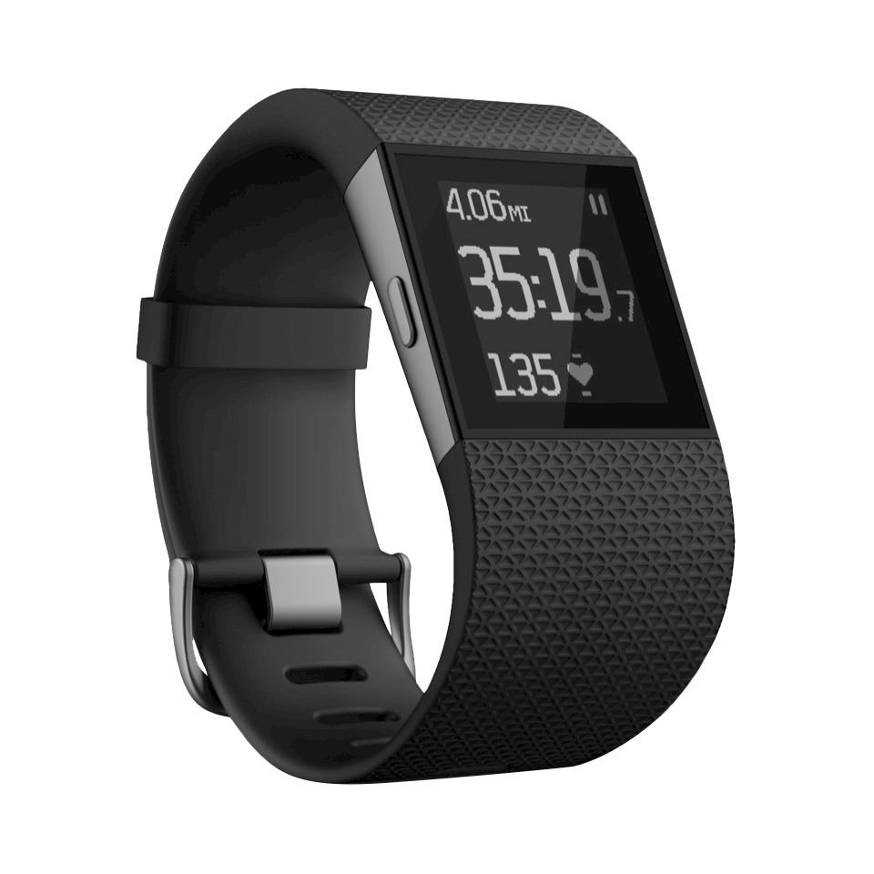 Fitbit Surge Fitness Watch with Heart Rate Monitor Large   Black