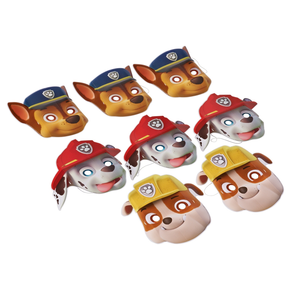 Paw Patrol Paper Mask 8 Count