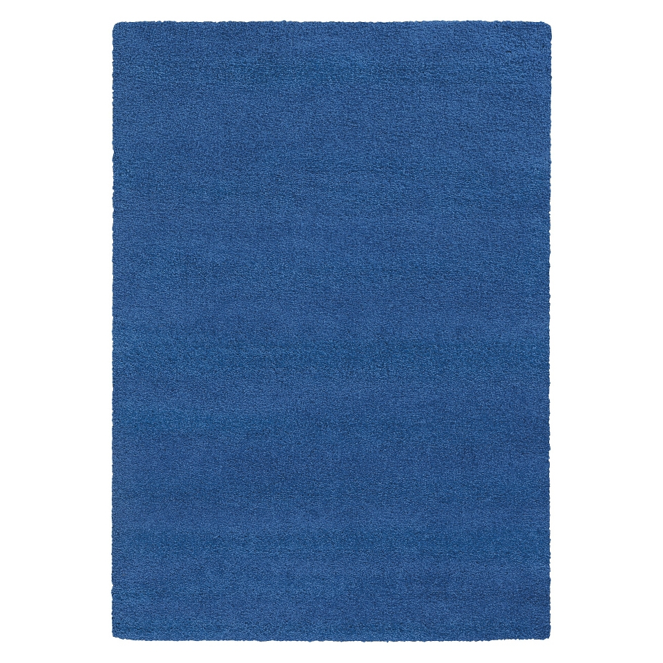 Pantone Focus 4849G Shag Area Rug   True Blue (53x76)