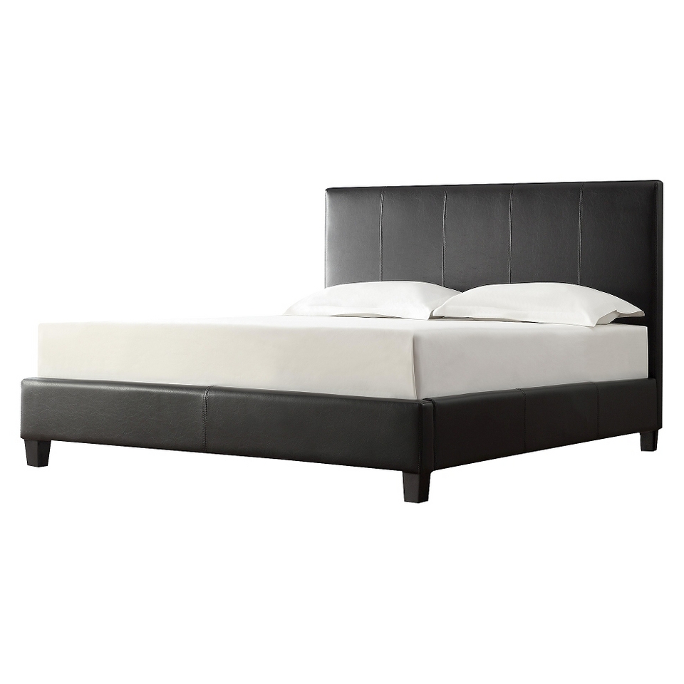 Conway Standard Upholstered Bed   Black(King)