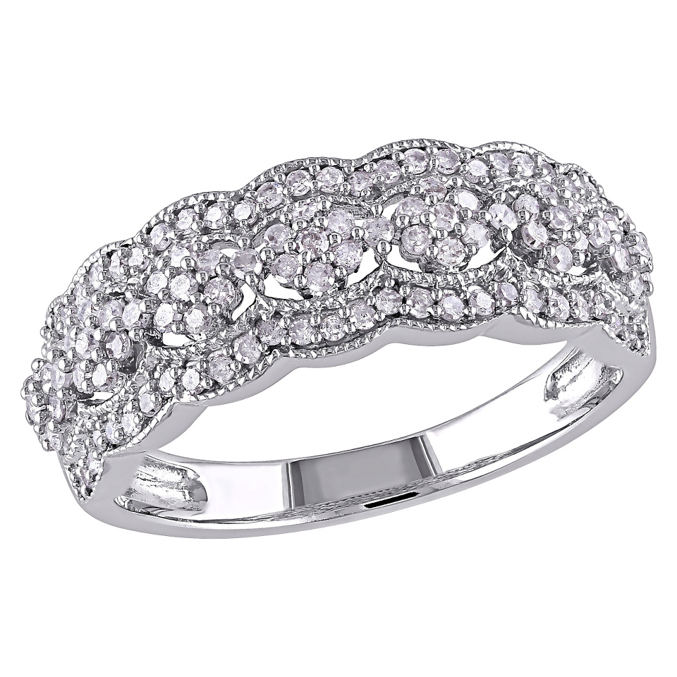 CT. T.W. Diamond Ring in 10K White Gold (GH I2 I3)