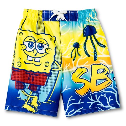 SpongeBob SquarePants Boys' Swim Trunk : Target
