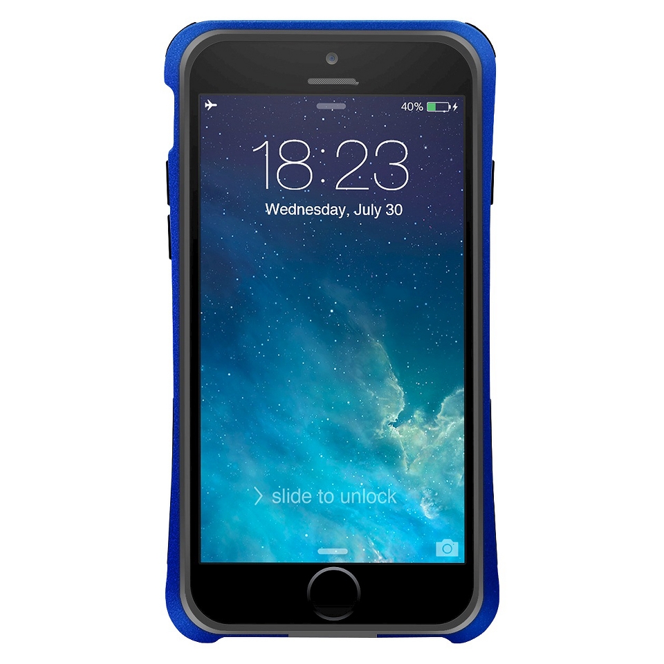 Macally Cell Phone Case 5.6in for iPhone 6   Blue (IronP6MBL)