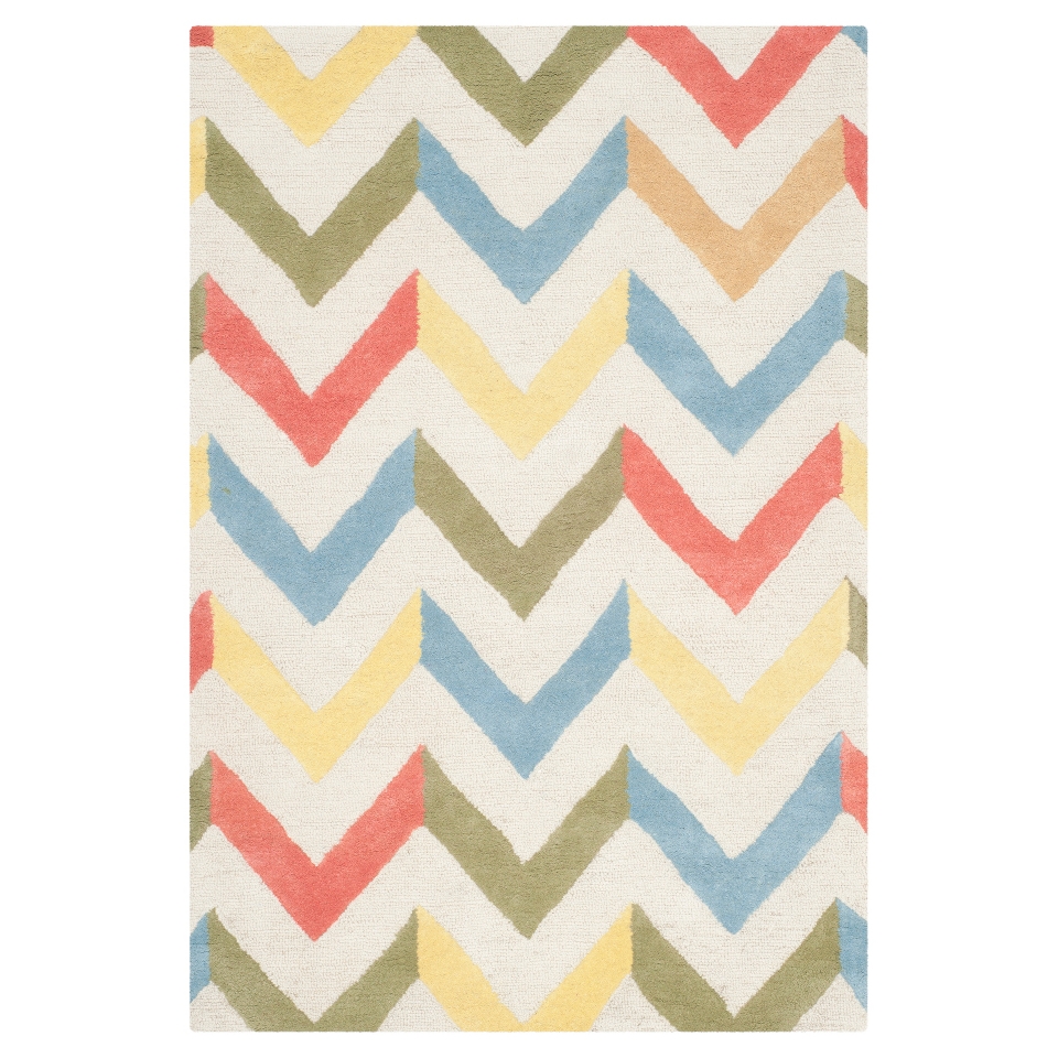 Safavieh Brindley Chevron Textured Wool Rug