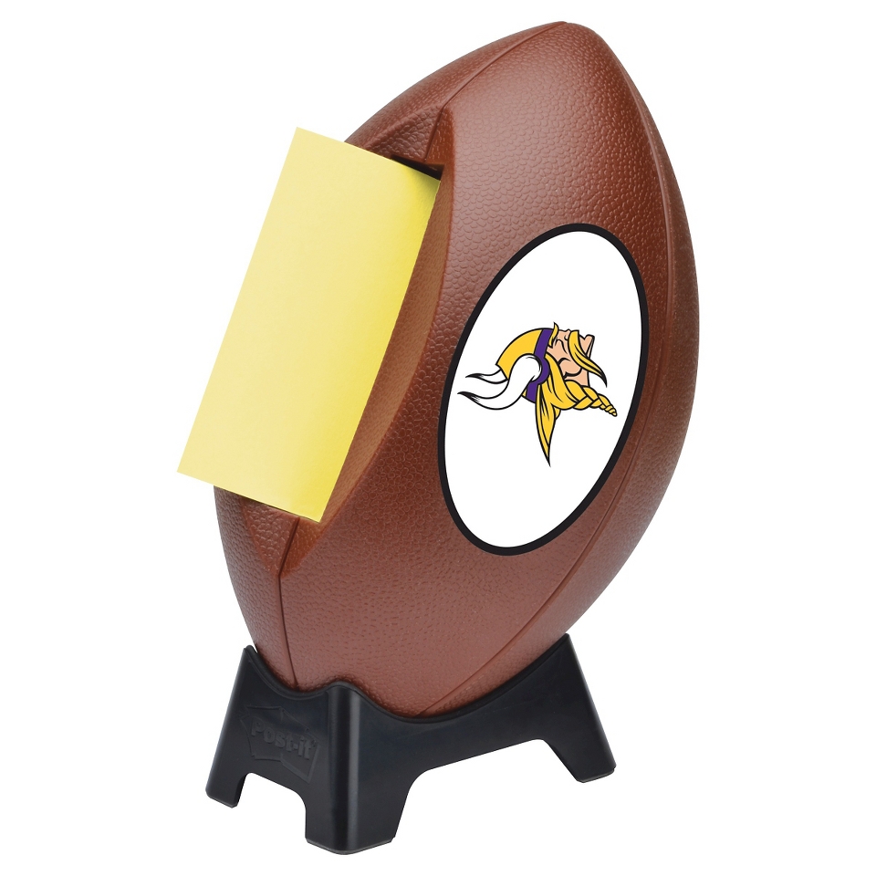 Minnesota Vikings 3M Post it Pop Up Notes Football Dispenser