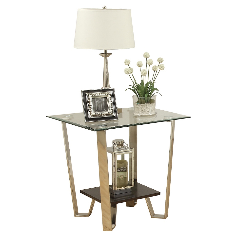 Furniture Of America End Table   Espresso