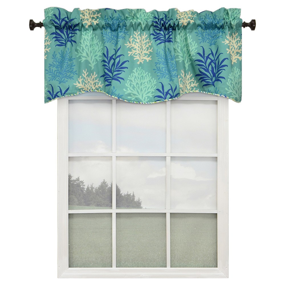 UPC 885308290601 - Waverly Marine Life Lined Window Valance - Blue (52 ...