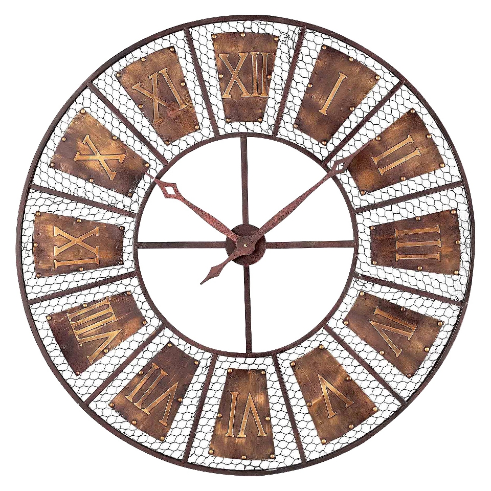 Lazy Susan Wooden Outdoor Decorative Clock