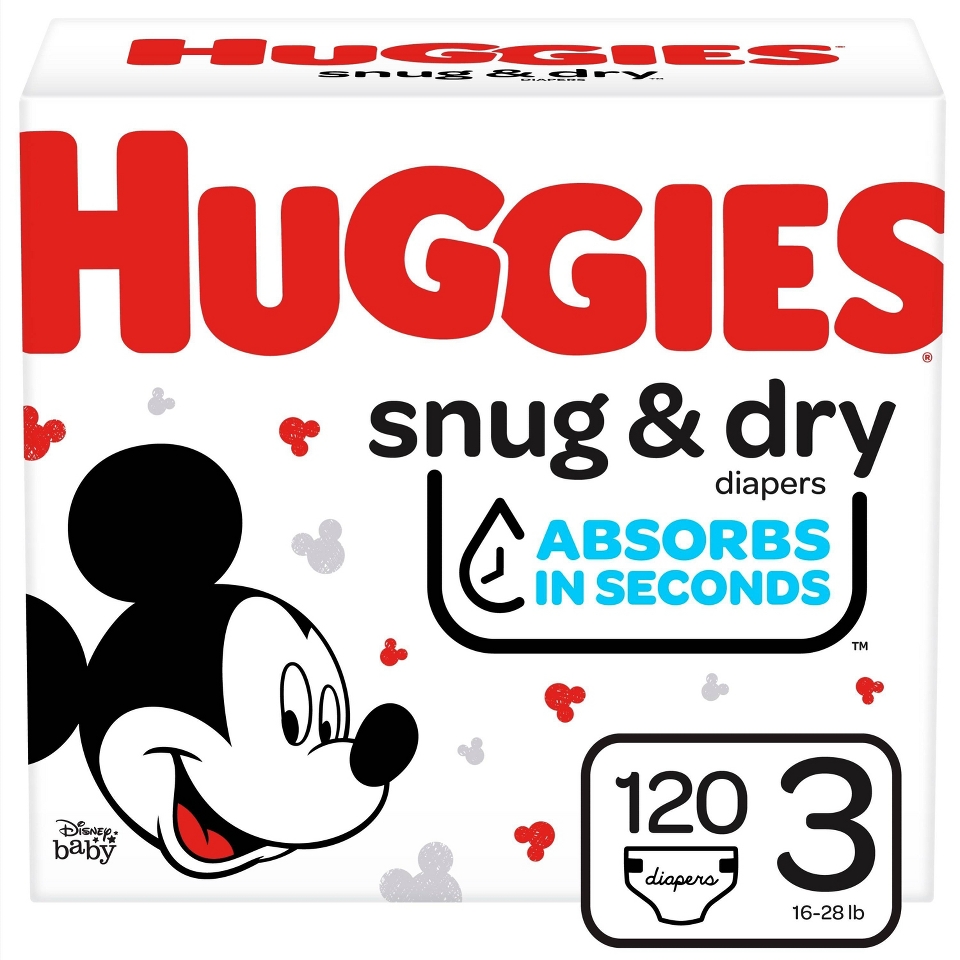 HUGGIES® Snug & Dry Diapers Super Pack (Select Size)