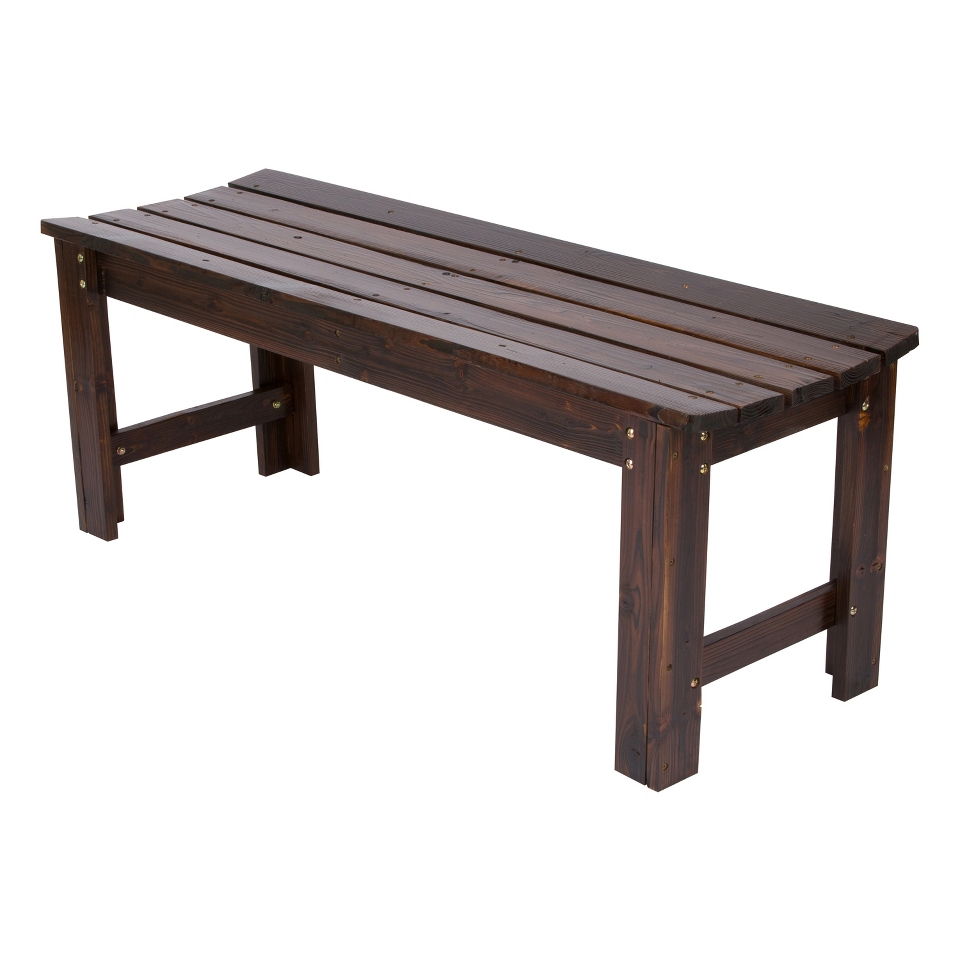 Backless Garden Bench   4 Feet