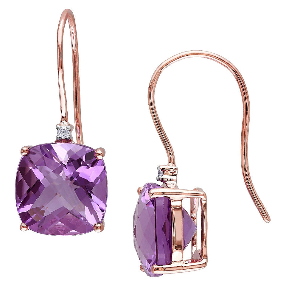 Allura 7 CT. T.W. Amethyst and 0.02 CT. T.W. Diamond Shepard Hook