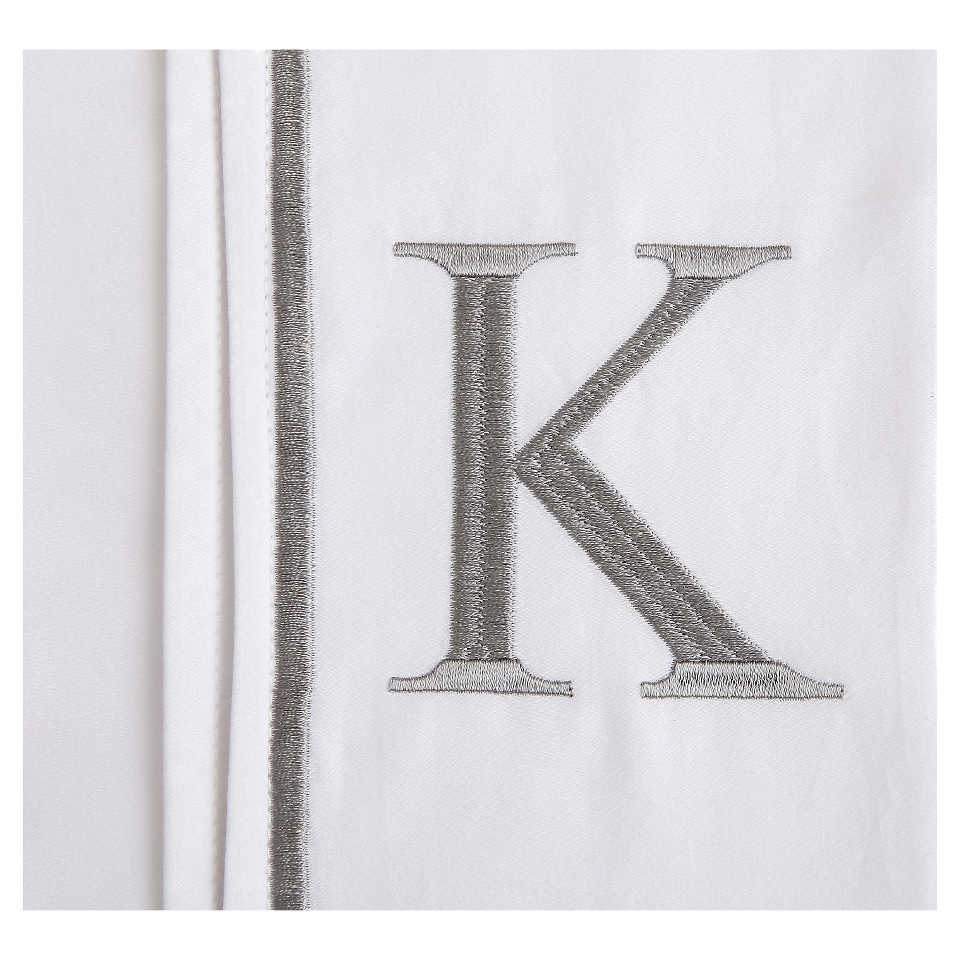 Monogram Letter Pillowcase 2 Pack   A Z