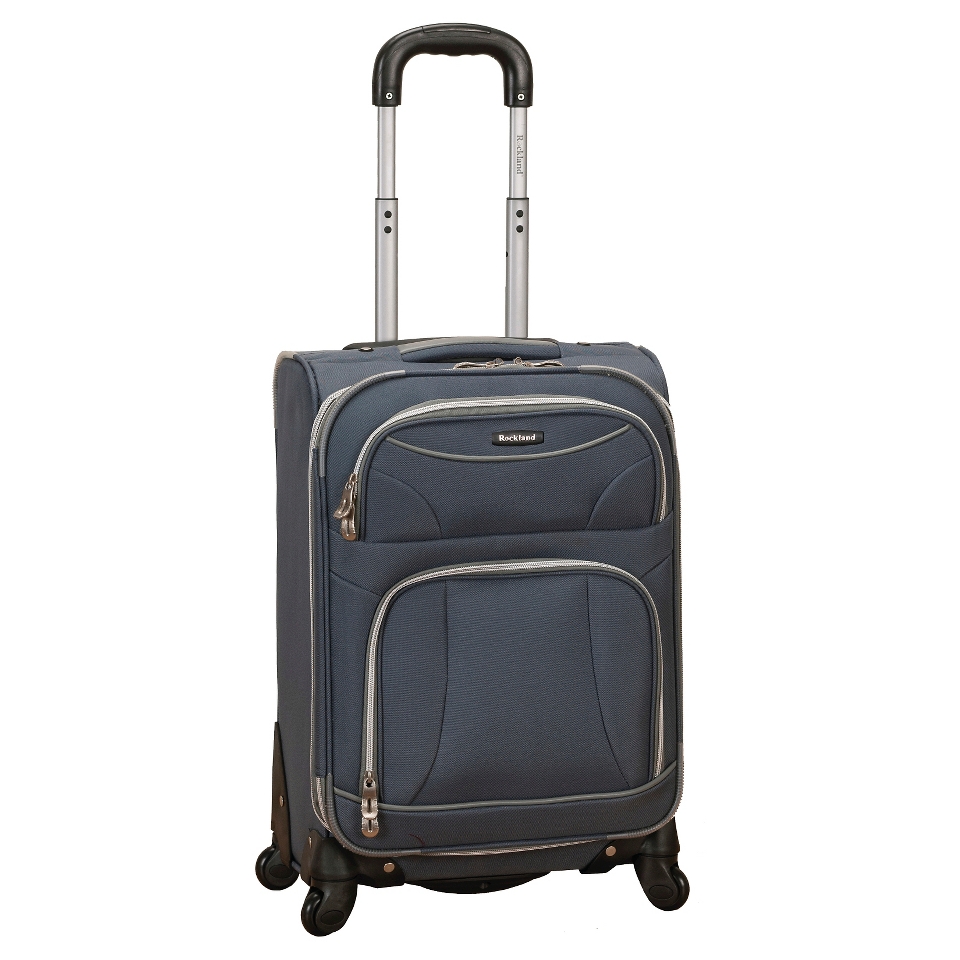 Rockland Venice Spinner Carry On Luggage Set   Gray (20)