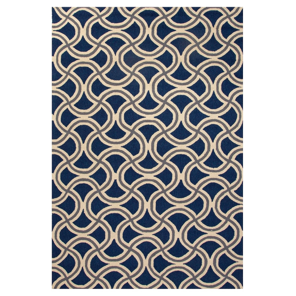 Indoor/Outdoor Geometric Pattern Rug