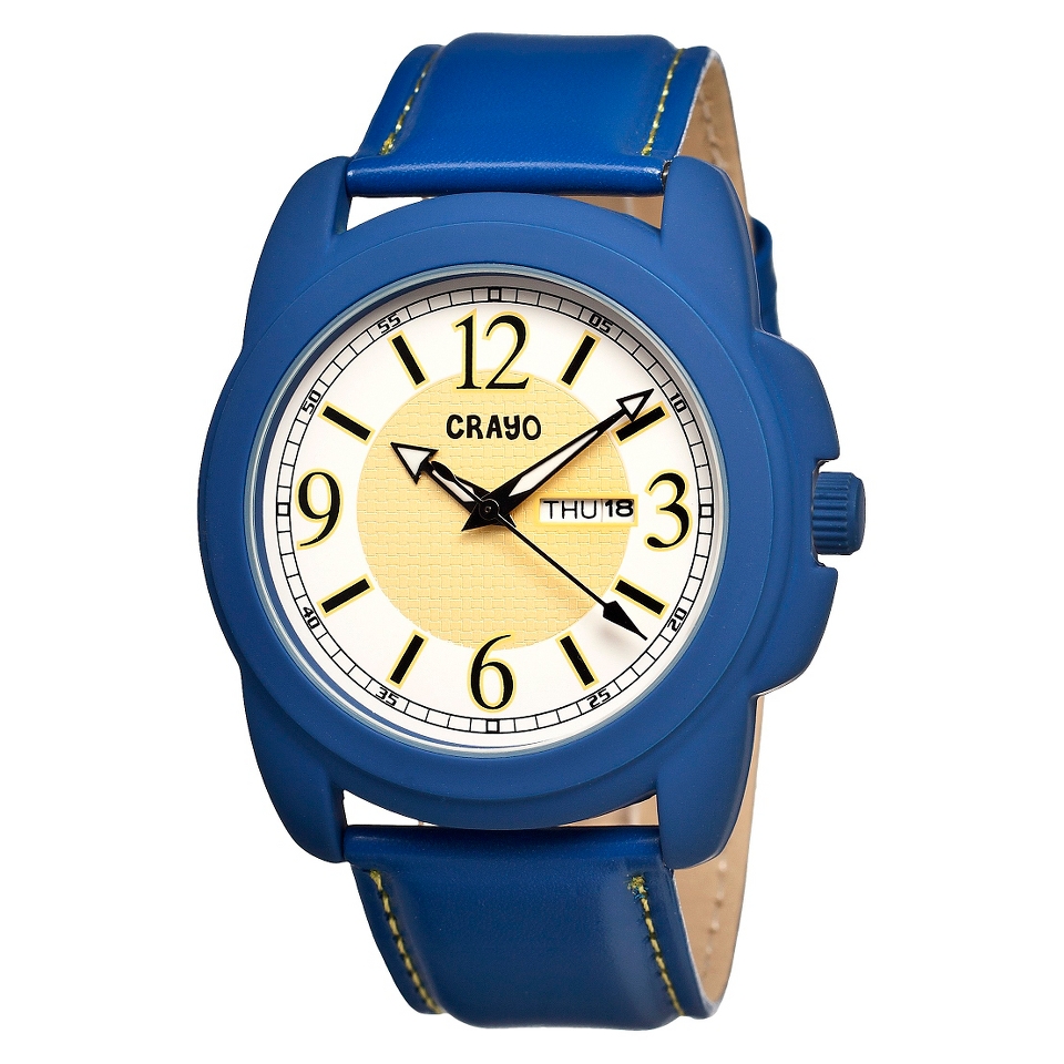 Crayo Class Watch with Day and Date Display