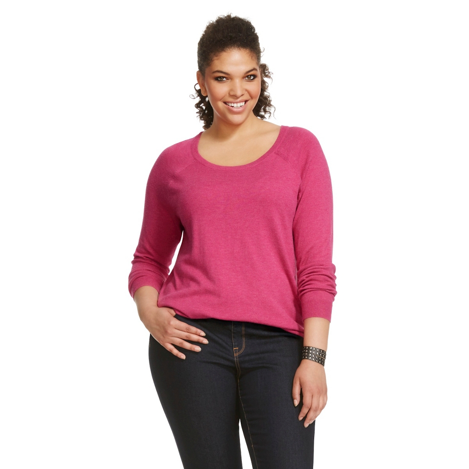 Plus Size Crew Neck Pullover Sweater   Mossimo