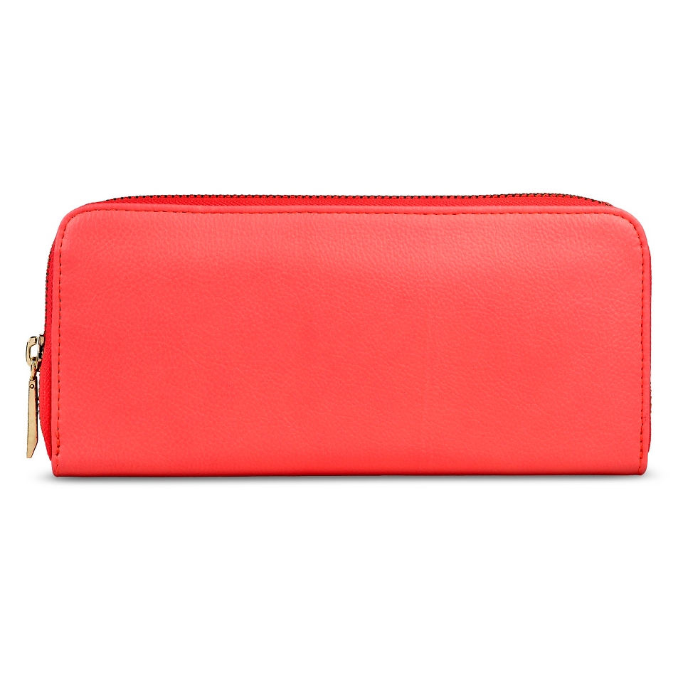 Womens Merona Solid Zip Around Wallet