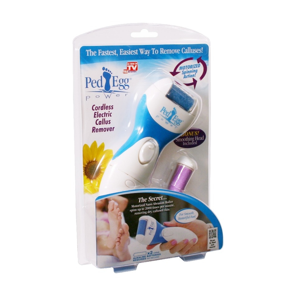 As Seen On TV Ped Egg Power Cordless Electric Callus Remover